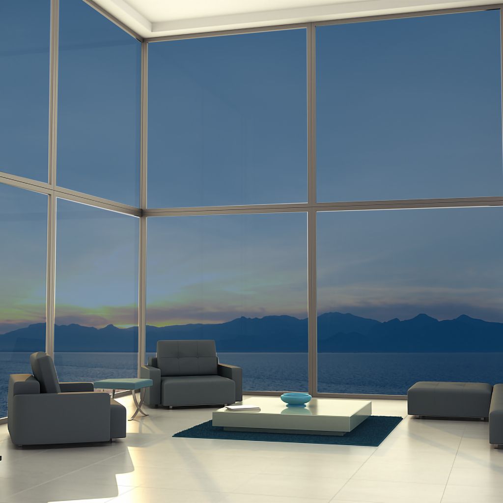 Sonnenschutzfolien 85% Hitzeschutz Wärmeschutz Spiegel Fensterfolie AUSSEN