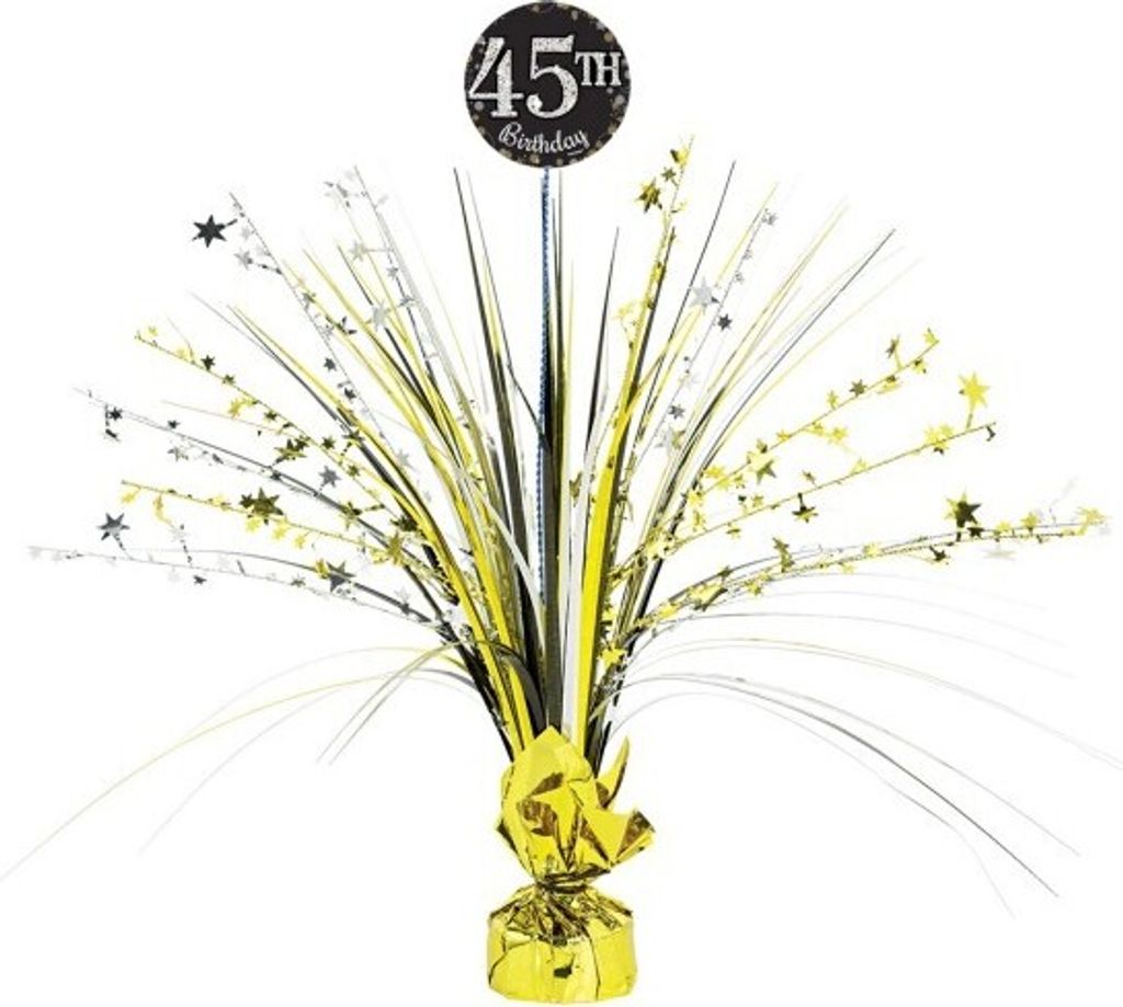 Geburtstag gold Tischdekoration individualisierbar