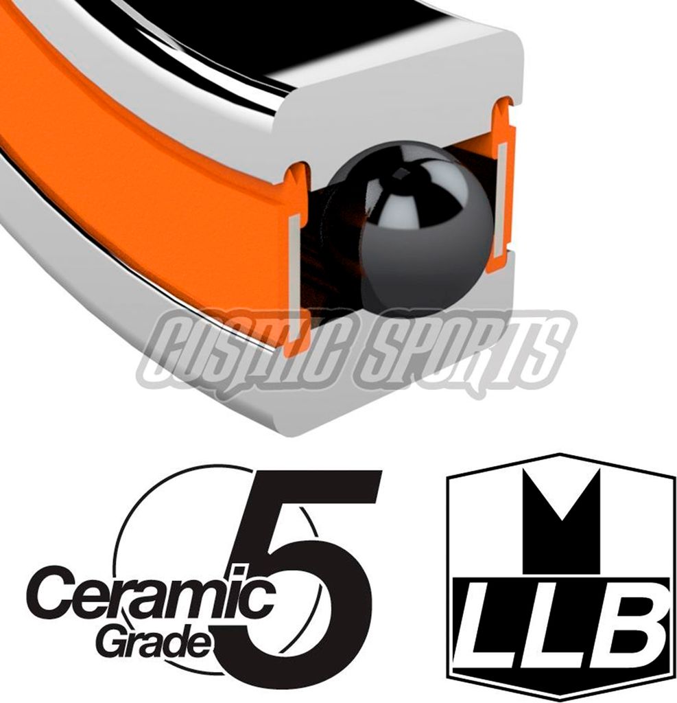Enduro Bearings 6801 CH LLB C3 ABEC 5 Ceramic Hybrid Lager, 12x21x5