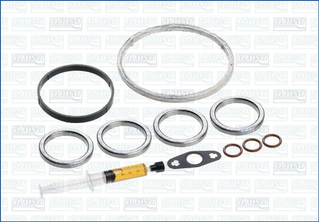 Kit de montage turbocompresseur AJUSA JTC11788 pour BMW Série 3 et 5
