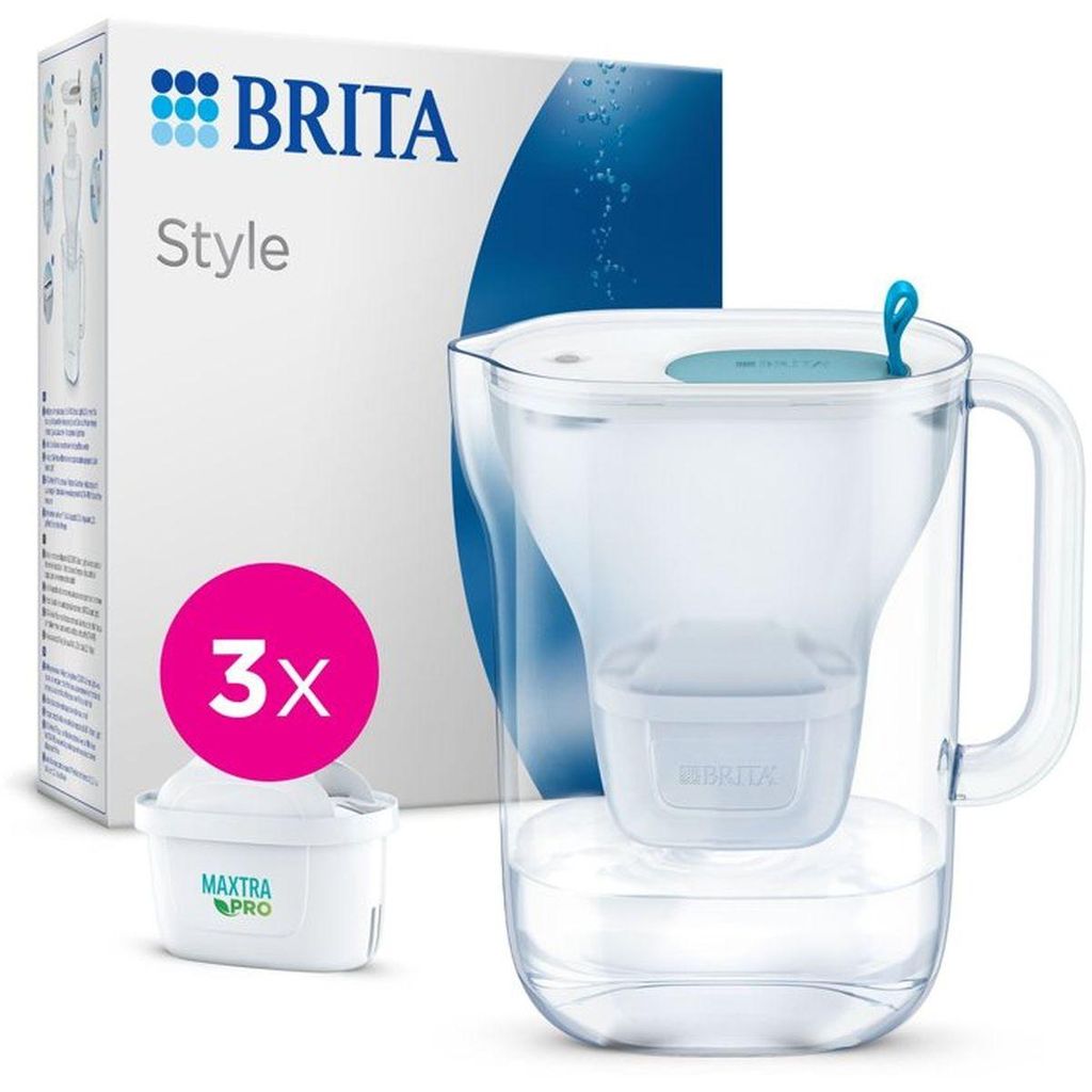 Brita Style, waterfilter voor waterkan, 2,4 liter, blauw, Productafbeelding 
