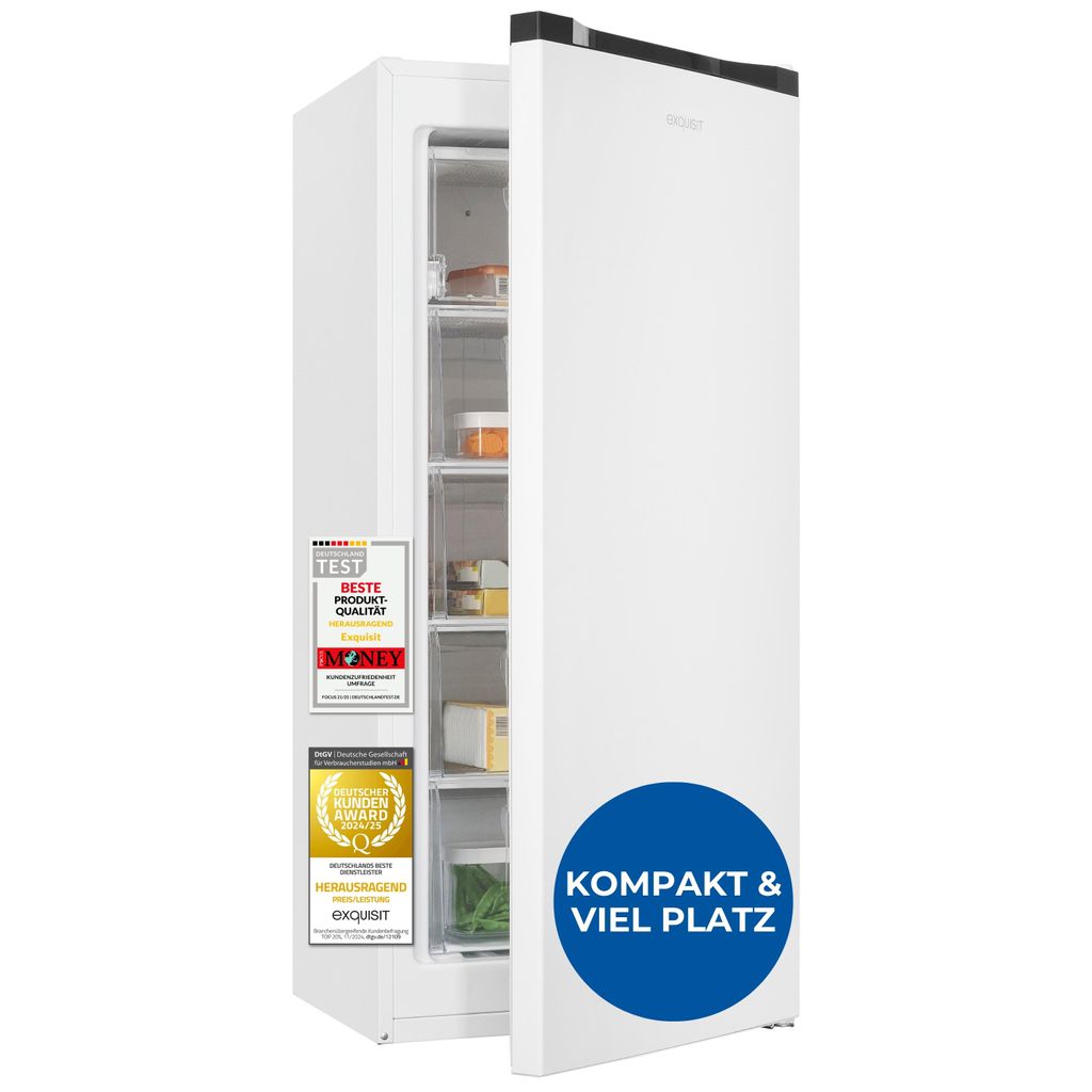 Exquisit Gefrierschrank, 145 Liter, Standgerät, Produktbild 