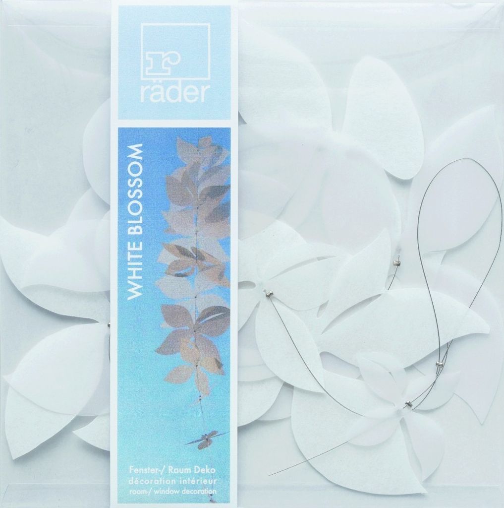 White Blossom Fenster- und Raumdeko