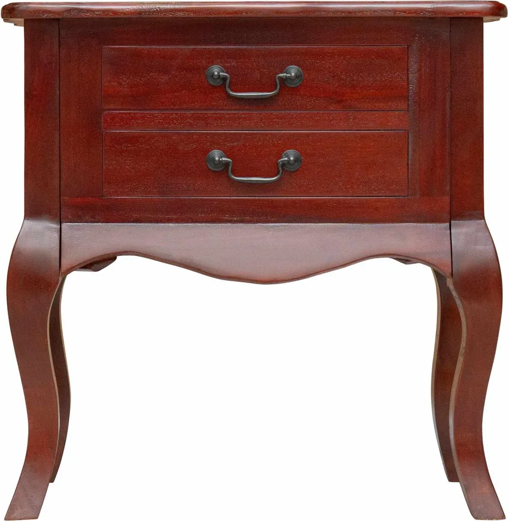 Bout de canapé en bois marron idéal pour petits espaces 60,5x30 cm