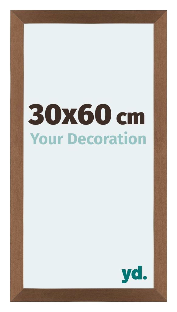 Bilderrahmen, 30x60 cm, Kupfer Nachbildung, MDF, Mura
