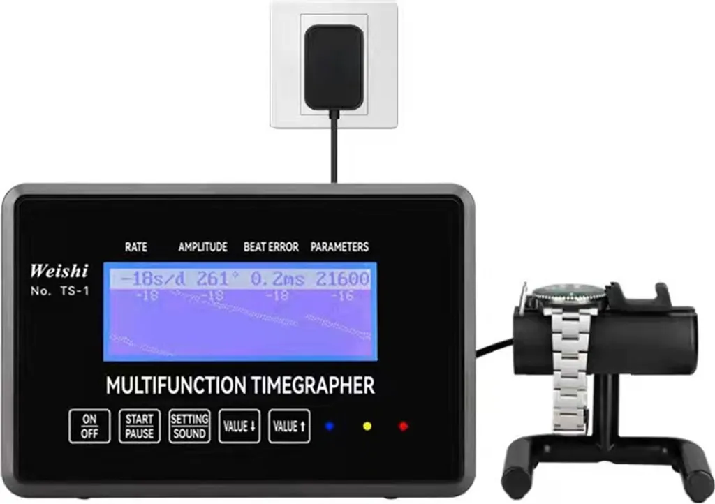 WeiShi Chronocomparateur Montre Mécanique 100-240V avec Écran Tactile LCD