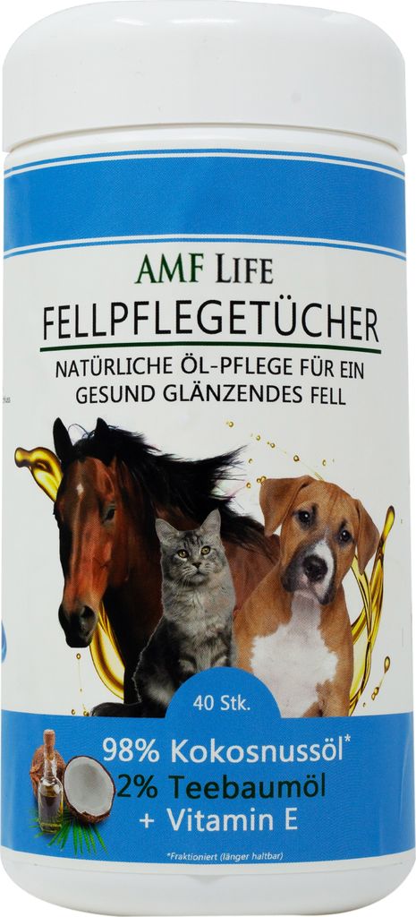 AMF Life Fellpflegetücher, Kokos +Teebaumöl