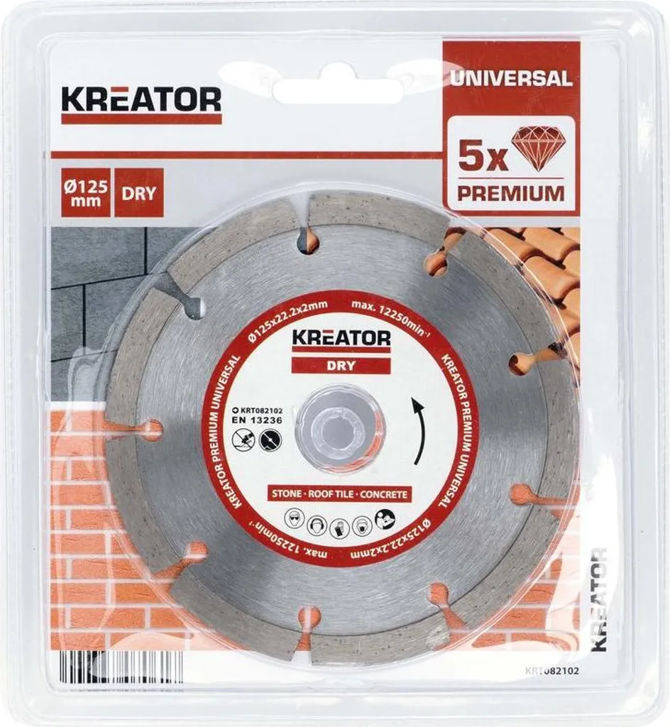 Disque à tronçonner diamanté pour béton et matériaux de construction - 2
