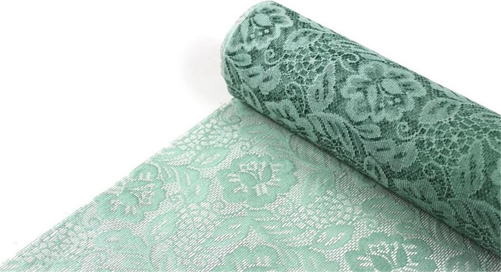 SIZOLACE® ROSE, Spitzen-Optik, Tischläufer, Tischband Produktbild 