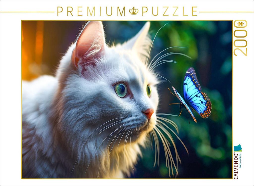 CALVENDO Puzzle Samtpfoten | 2000 Teile Lege-Größe 90x67cm Foto-Puzzle für glückliche Stunden