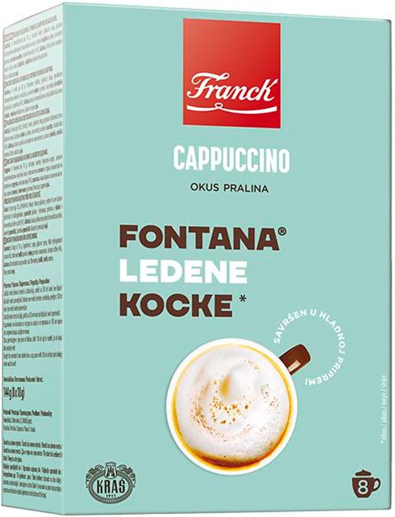 Franck - Cappuccino Fontana Ledene Kocke 144g