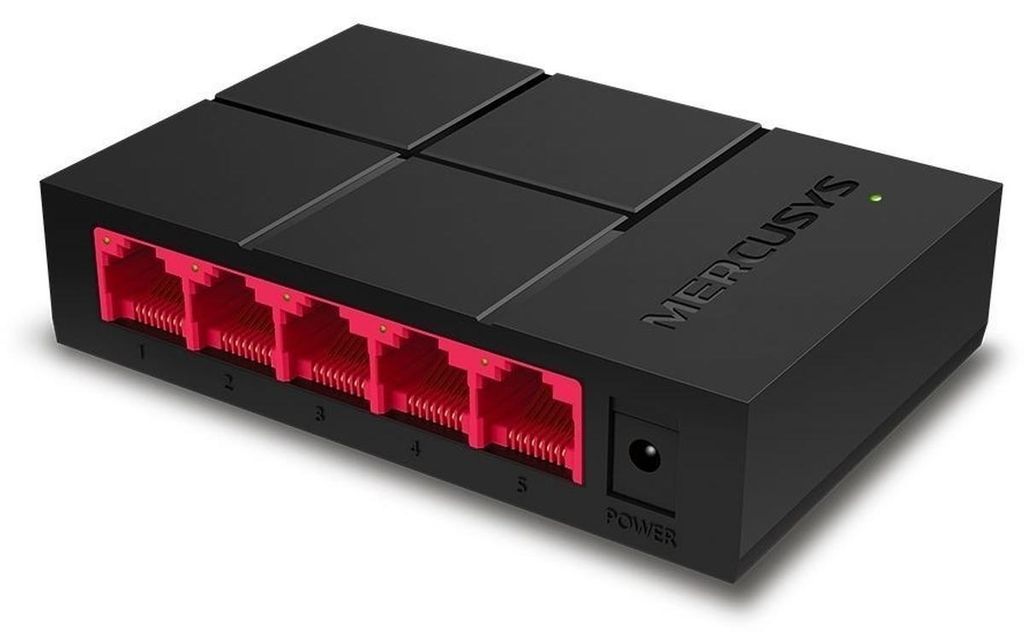 Mercusys MS105G, Nie zarządzany, Gigabit Ethernet Zdjęcie produktu 