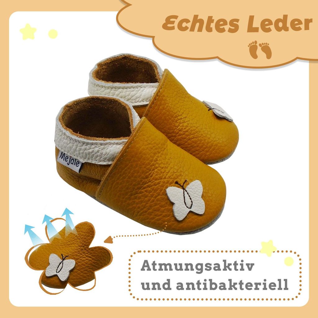 Greceen Baby Lauflernschuhe Aus Weichem Leder - Oxford-Mokassins Für Mädchen & Jungen (0-18 Monate)