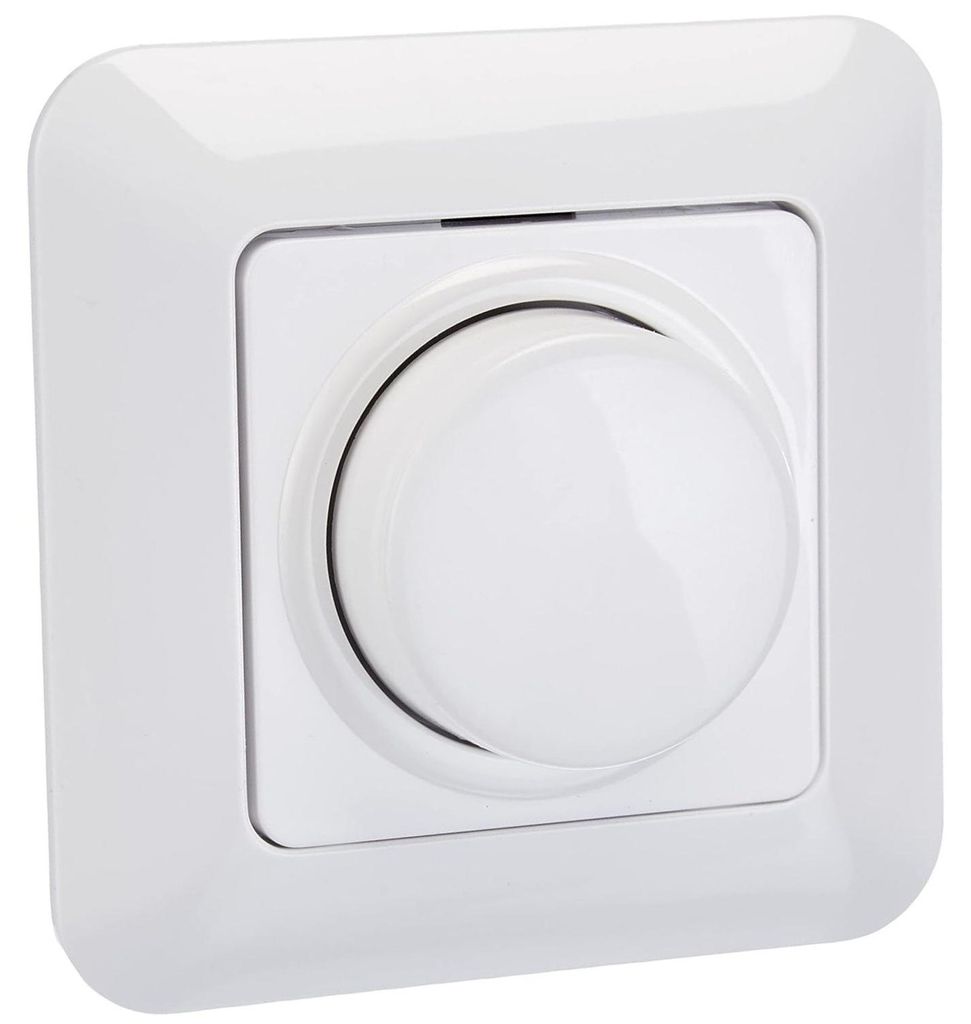 Kopp Dimmer mit Rahmen Drehdimmer Lichtdimmer Dimmschalter Produktbild 