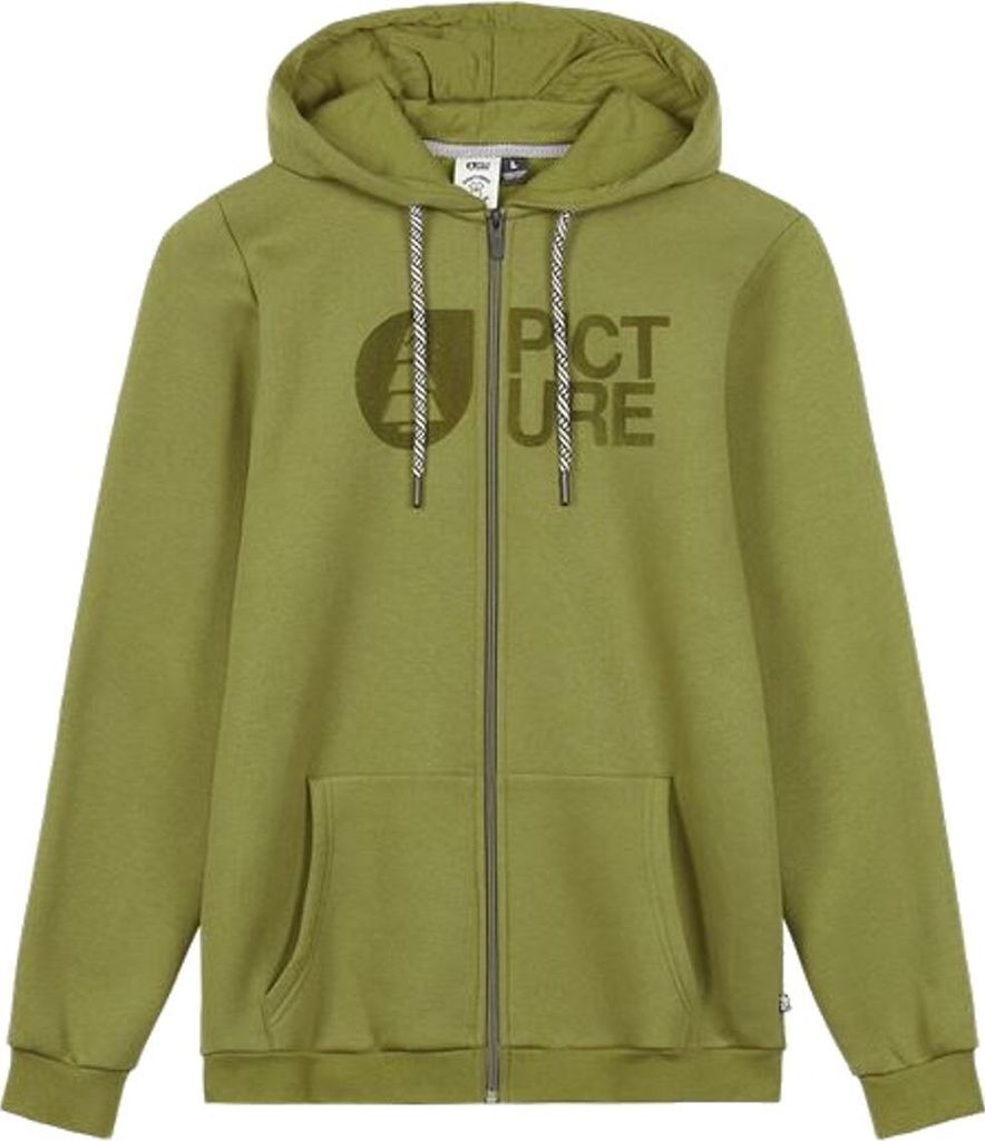 Picture Herren Sweatshirt BASEMENT FLOCK Army Green : M Größe: M