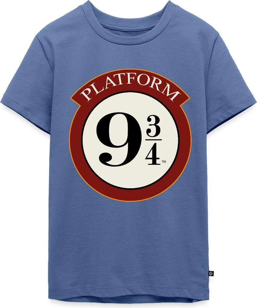 Spreadshirt Harry Potter Platform 9 3/4 Teenager Premium T-Shirt, 146/152 (10 Jahre), Taubenblau