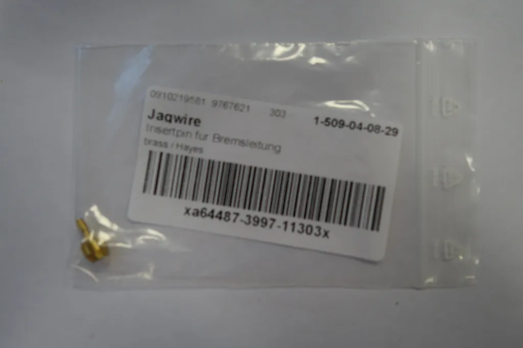 Kit Jagwire pour Raccourcir Durite Hayes - Insert Pin et Olive Or