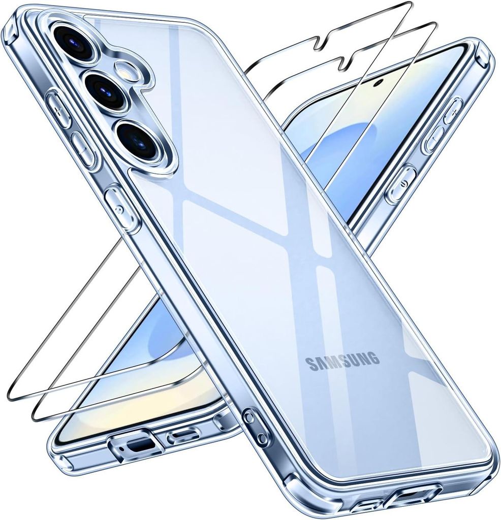 Hülle + 2X Schutzglas für Samsung Galaxy S24 Panzerfolie Produktbild 