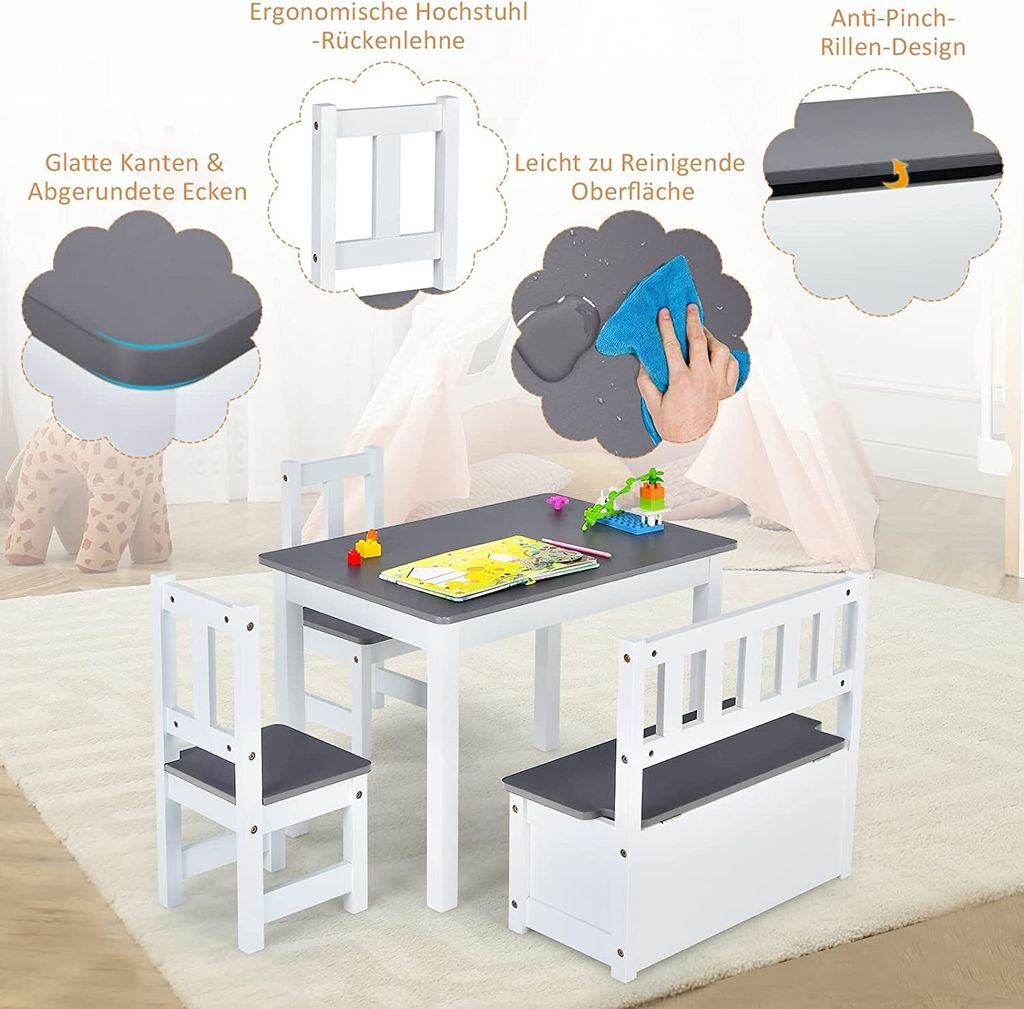 Kit For Kids SP9002 Kinderstuhl - Ergonomischer PVC Stuhl Für Kleinkinder