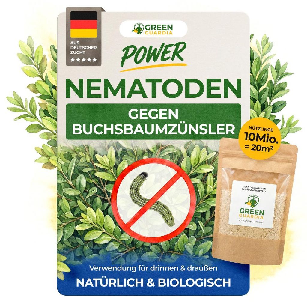 Nematoden gegen Buchsbaumzünsler – 10 Mio. - Produktbild 