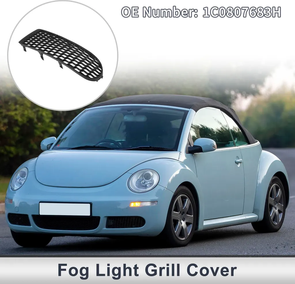 Grille Antibrouillard Avant Gauche en ABS Robuste pour Beetle 06-10