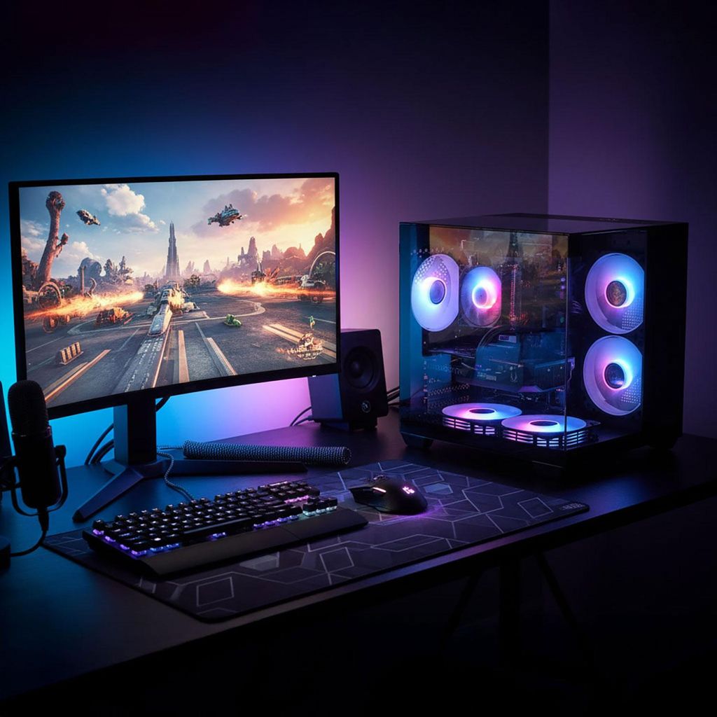 Chronicle Gaming PC Triorama Intel , 12 Core 32 GB RAM 500 GB SSD Nvidia GeForce RTX 3050 Luftkühlung W11 Black