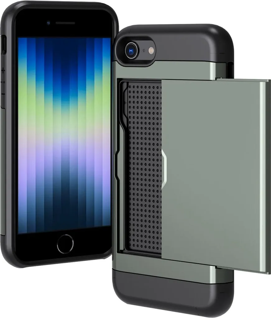 Outfit iPhone SE: Cover imoshion Verde Scuro con Porta Carte