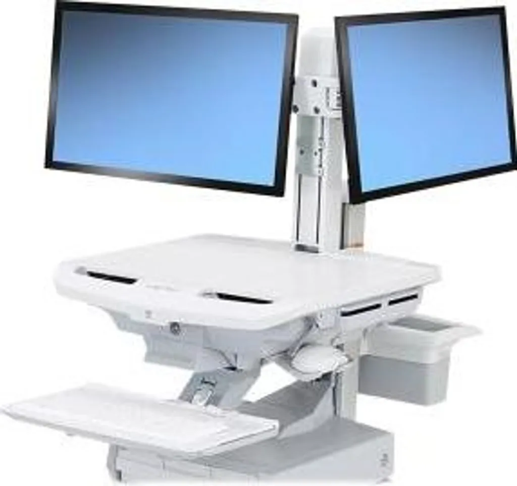 Libérez de l'espace sur votre table avec le kit double Ergotron SV