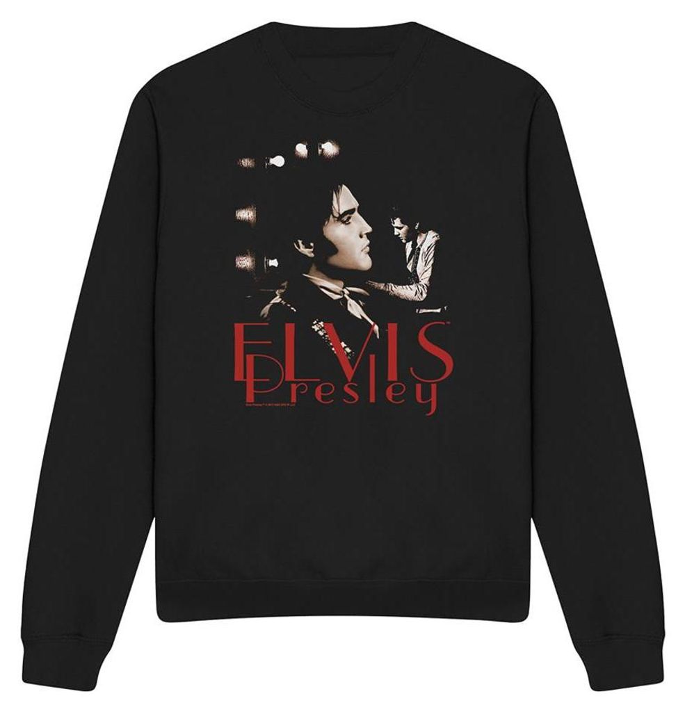 Elvis Presley - "Memories" Sweatshirt für Herren/Damen Uni TV32729 (M) (Schwarz)