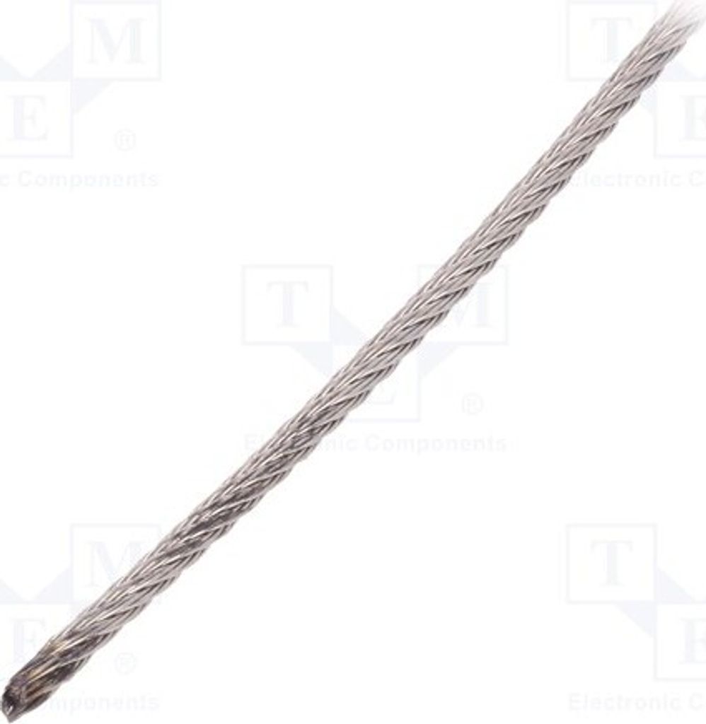 1x säurebeständiger A4 ØSeil: 1,5mm L: 10m Spleiß: 7x7 L7X7-F1.5-A4/10M Seil-Au