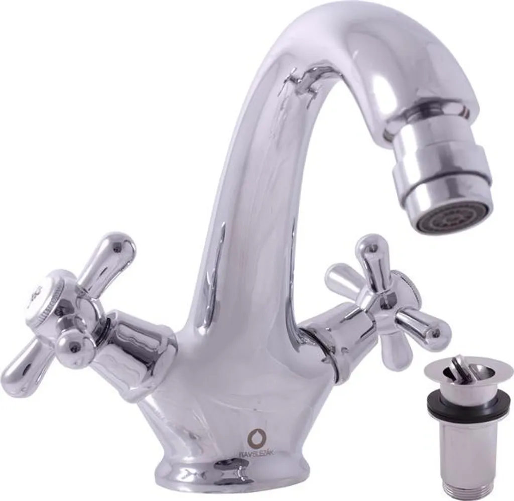 Mélangeur bidet Morava Retro Chrome MK143.0 avec vidange RAV Slezák