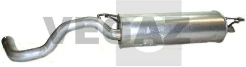 Pot d'échappement silencieux arrière Vegaz VS-297AT anti-corrosion