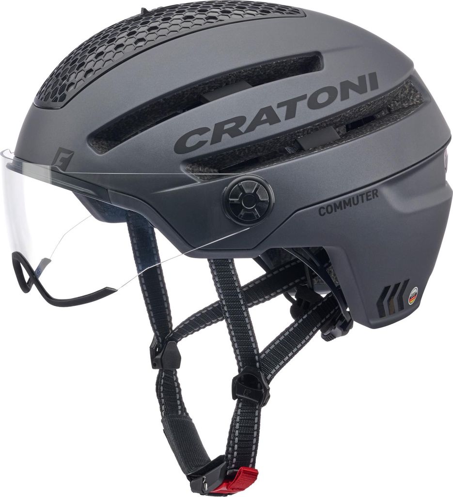 CRATONI Ebike - Fahrradhelm Commuter, dunkelgrau