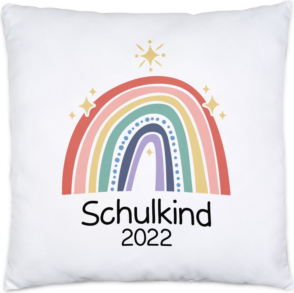 Schulkind 2022 Kissen Inkl. Füllung Einschulungsgeschenk Produktbild 