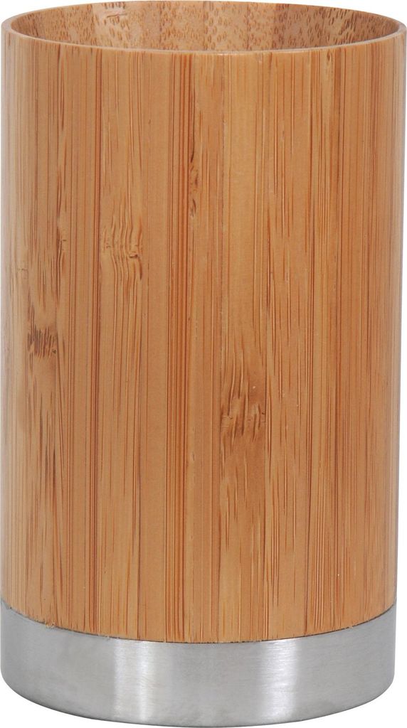 MSV Gobelet à dents Porte-brosse à dents Bambou - Naturel Image du produit 