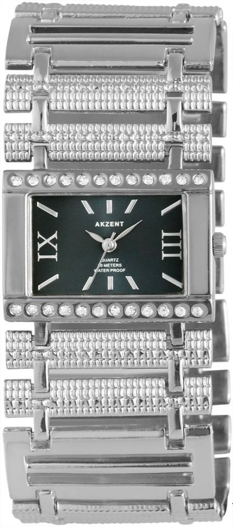 Akzent Damenuhr mit Metallarmband Produktbild 