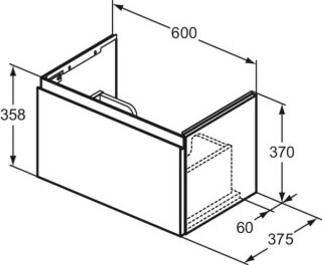 Ideal Standard E3376Y1 Möbelwaschtischunterschrank Finesse