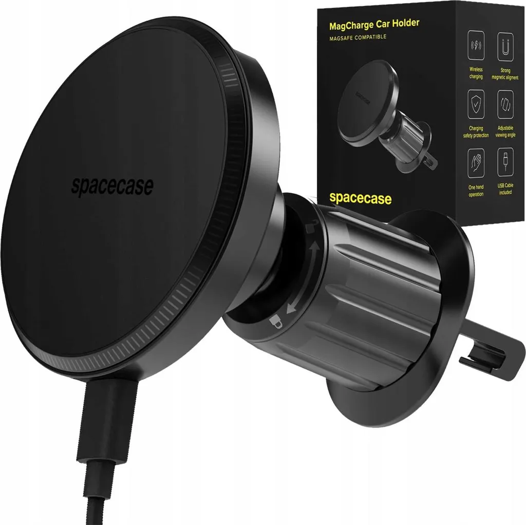 Spacecase WM11B Noir Support Voiture MagCharge Magnétique Puissant