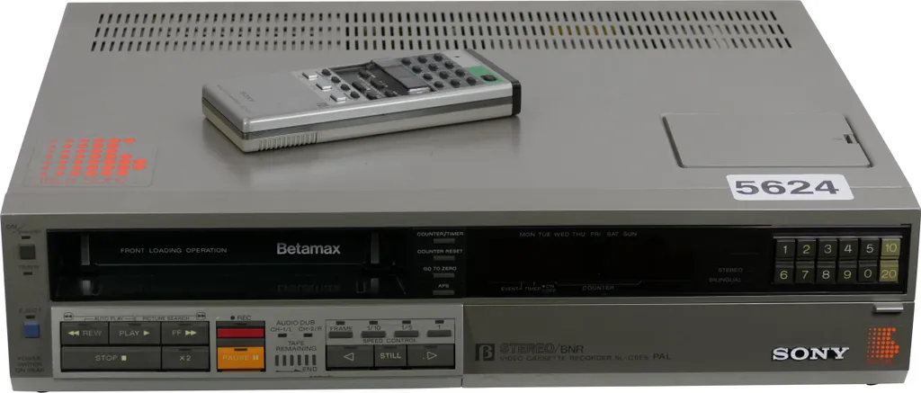 Sony SL-9ES Betamax PAL - Solution Idéale pour Numérisation de Cassettes