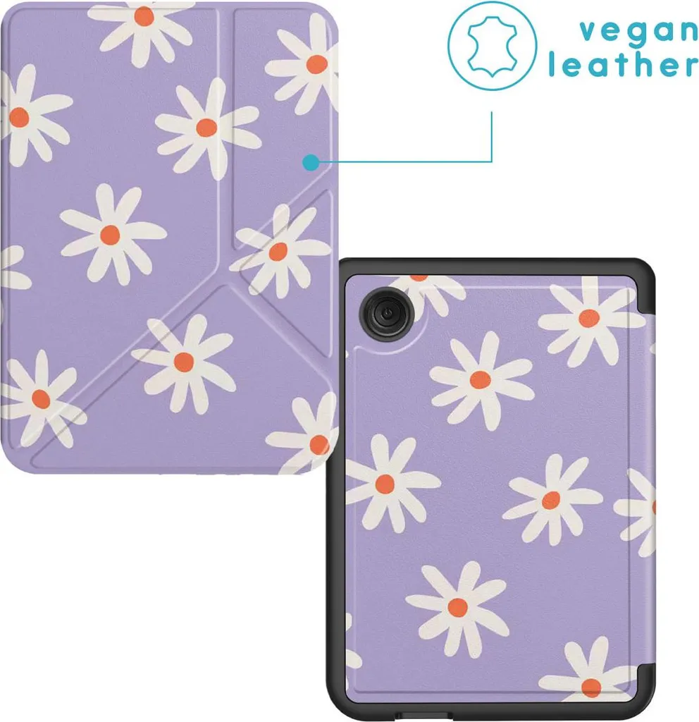 imoshion Design Custodia pieghevole Kobo Clara Colore / BW - Flowers Distance - 3