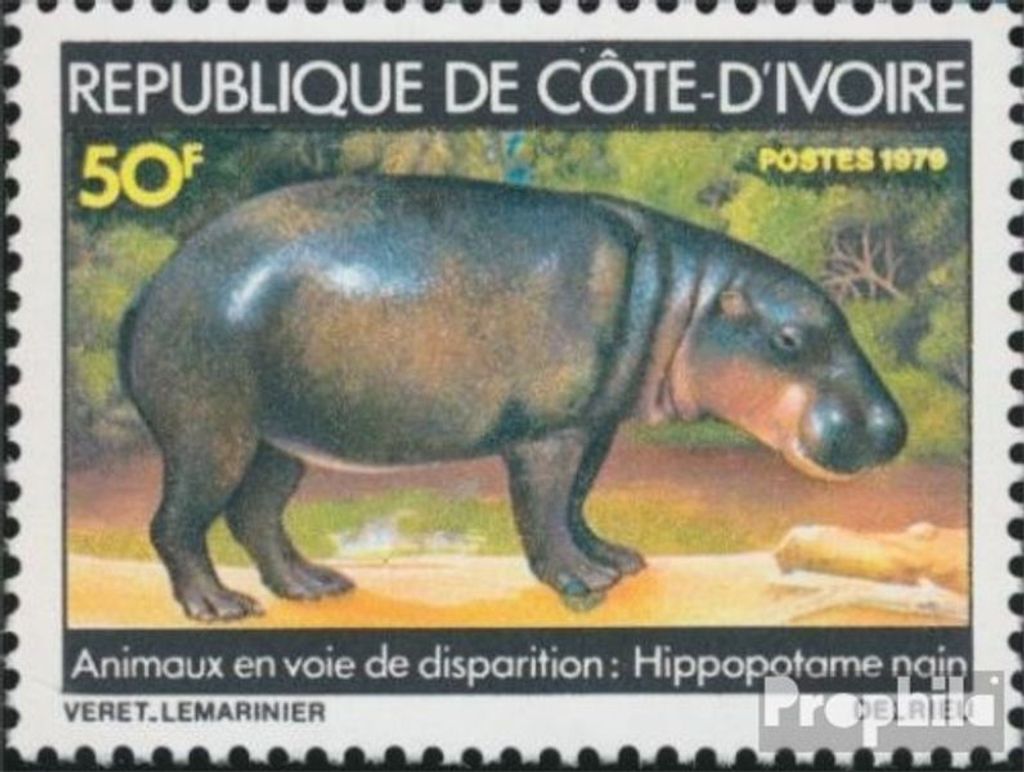 Briefmarken Elfenbeinküste 1979 Mi 586 (kompl.Ausg.) postfrisch Seltene Tiere