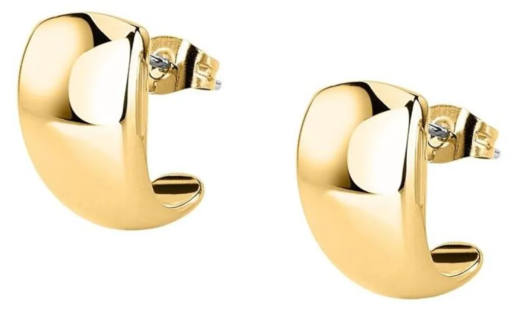 Boucles d'oreilles de soirée dorées Onda SAZP20 pour femme