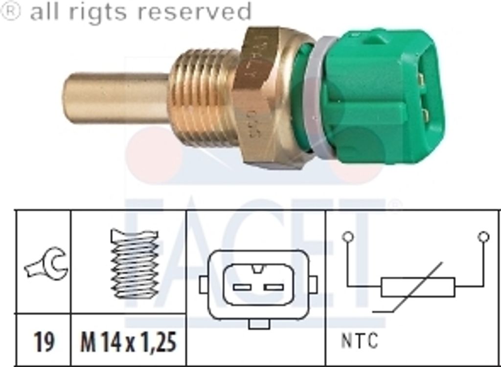 Facet Sensor, Kühlmitteltemperatur  7.3204 Produktbild 