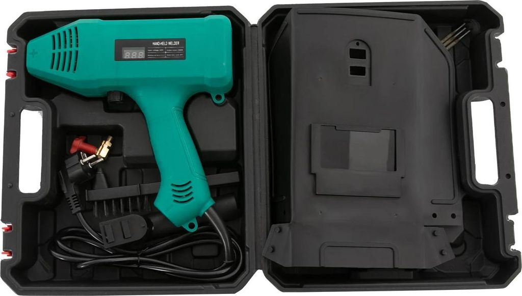Handschweißgerät - Tragbare digitale Schweißmaschine - 3000 W - 20–200 A Einstellbar - 220 V EU-Stecker - LED-Display - 2–14 mm (0,2–1,4 c...