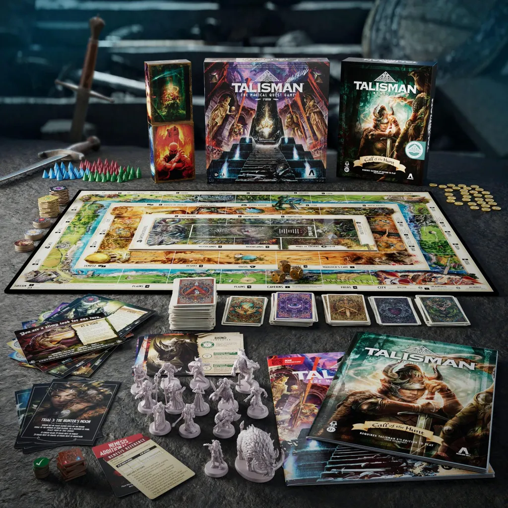 Extension de jeu de société Talisman Nemesis version anglaise EN