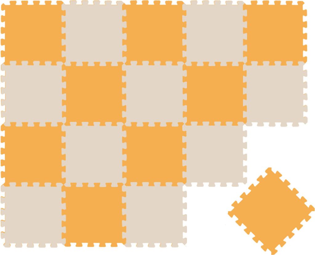 18 Teile Baby Kinder Puzzlematte ab Null - 30x30 Puzzle Produktbild 