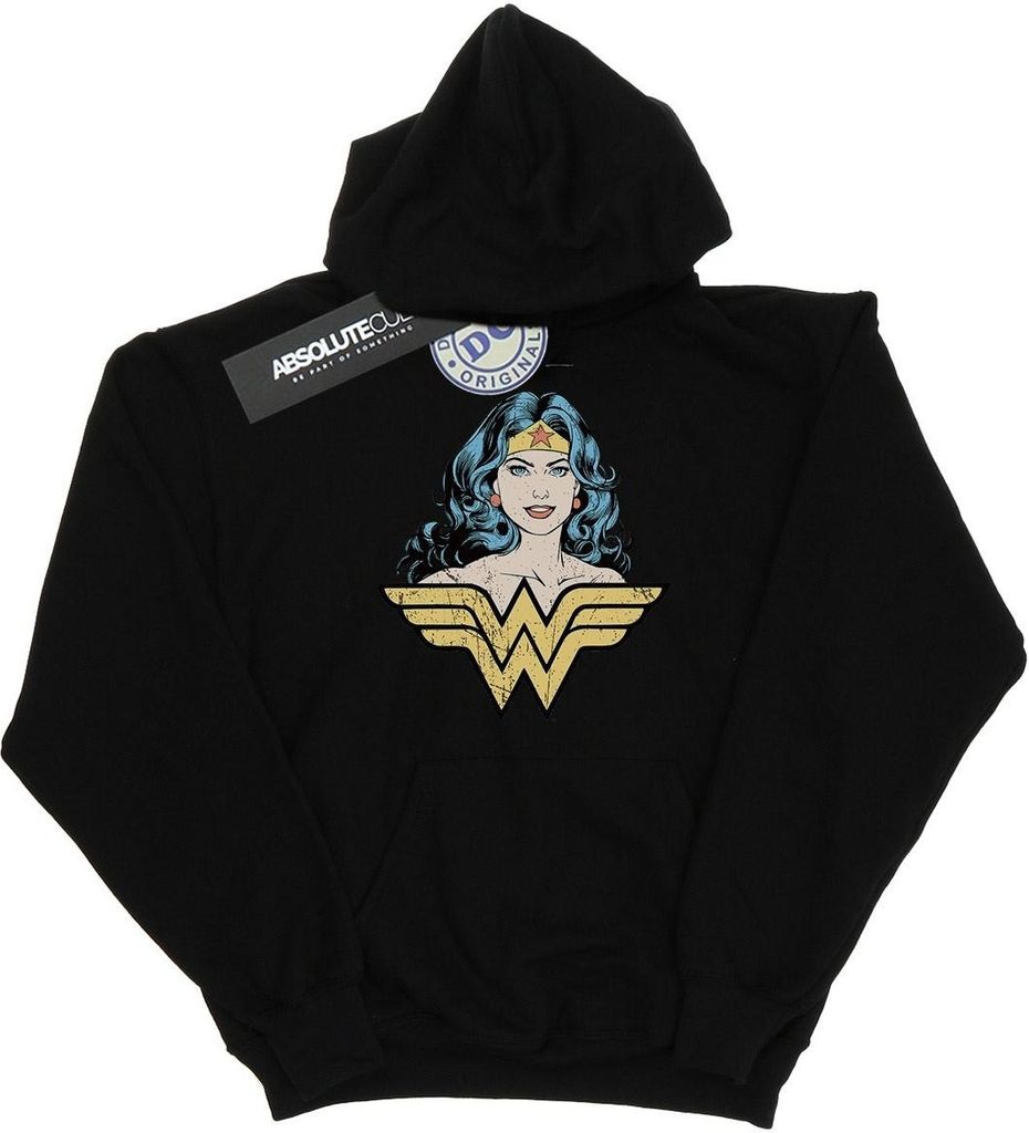 DC Comics - Kapuzenpullover für Damen BI2941 (M) (Schwarz)
