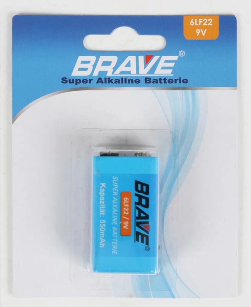 Piles 9V 6LF22 Brave : Finissez-en avec les pannes de batterie - Pack de 12