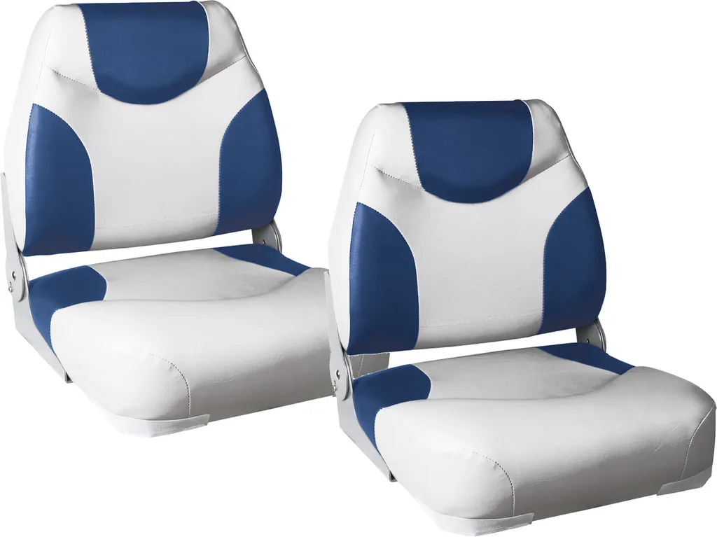 Siège de Capitaine pour Bateau - Pack de 2 Fauteuils Rembourrés et Imperméables