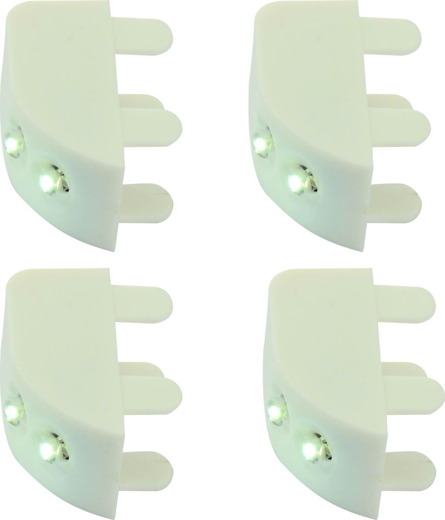 Näve Leuchten 4er-Set LED Schrankbeleuchtung 4er-Set LED Schrankbeleuchtung Aufbauleuchten - 4er-Set LED Schrankbeleuchtung, im Functional Style, ...